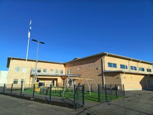 Kuva Keikyän päiväkotikoulu Helmen rakennuksesta