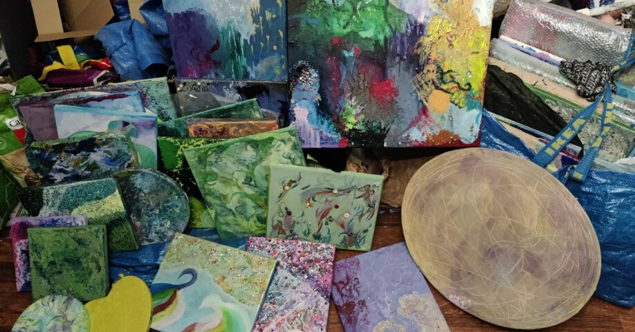 Riikka Ålanderin töitä.