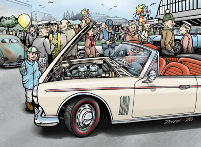 Museo- ja harrasteajoneuvojen paraatin teemakuva